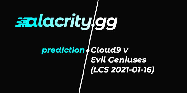 Cloud9 v Evil Geniuses (LCS 2021-01-16)