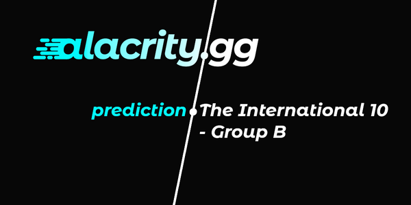 The International 10 - Group B Prediction